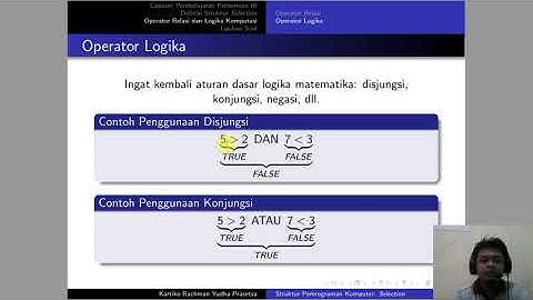 Struktur Dasar Algoritma: Pemilihan