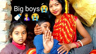 😭🍼🤱Big boys feed vlog video।@Anju vlogs #yoytube #channel