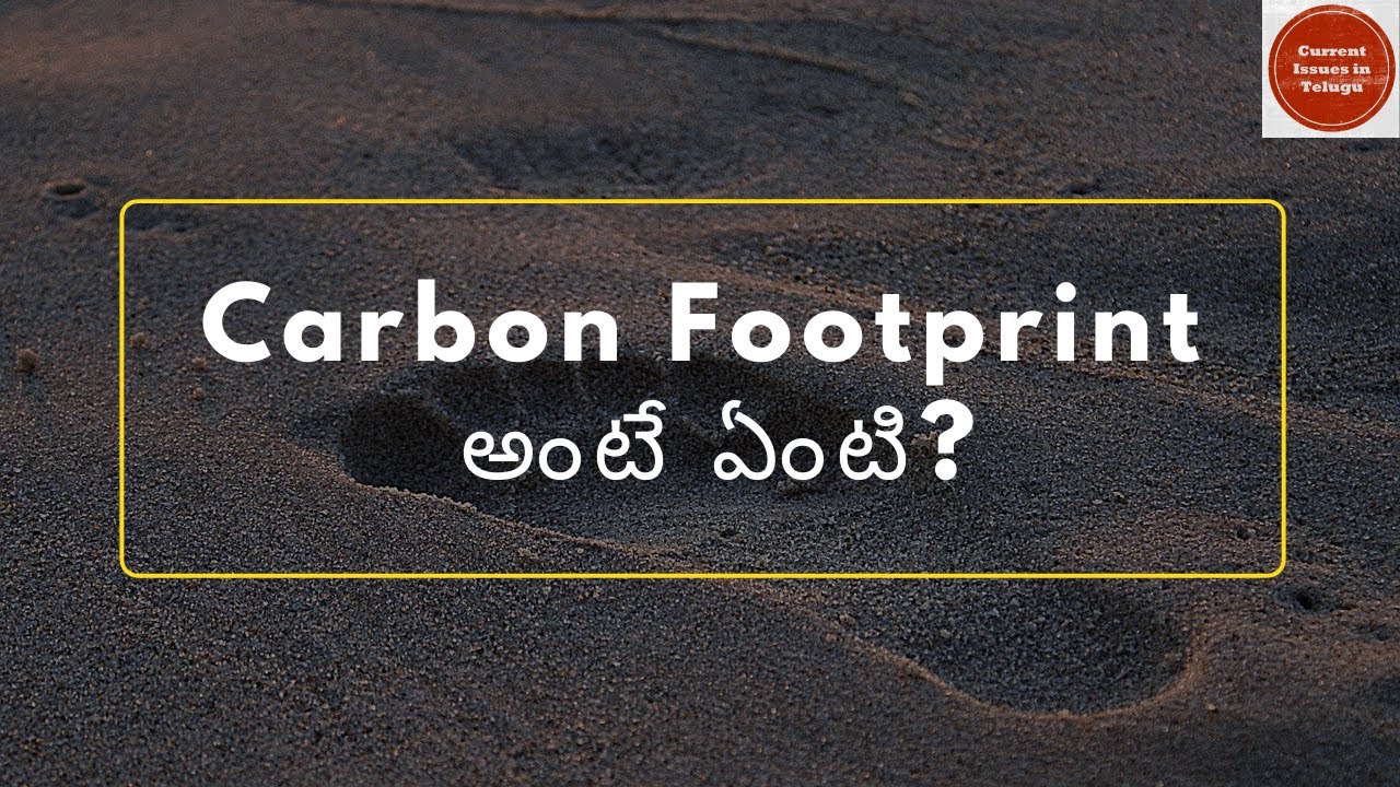 Carbon Footprint Meaning In Telugu Carbon Footprint Meaning In Telugu