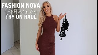 Valentine's Day Try-On Haul- Fashion Nova Lingerie & Outfits 🤍