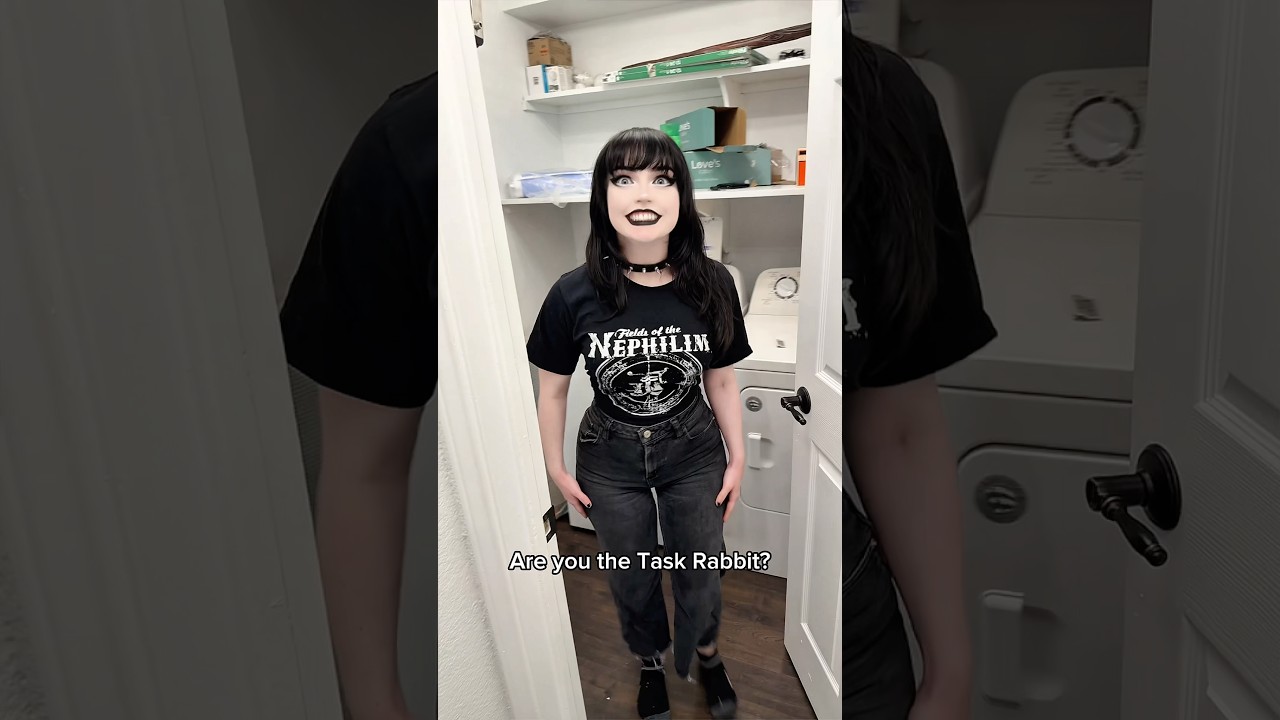 Would you fire her for this? #goth #gothgirl #funny #humor #jokes #comedy