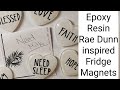 Epoxy Resin Rae Dunn inspired Fridge Magnets