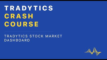 Stocks Market Summary Dashboard - Study the Markets with Tradytics Live Market Dashboard