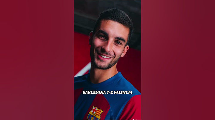 Resumes de Barcelona 7-1 Valencia / La Liga actuaciones #futbol