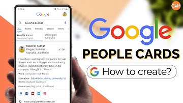 Google People Cards: How to create your own Google People Card? [in Hindi]