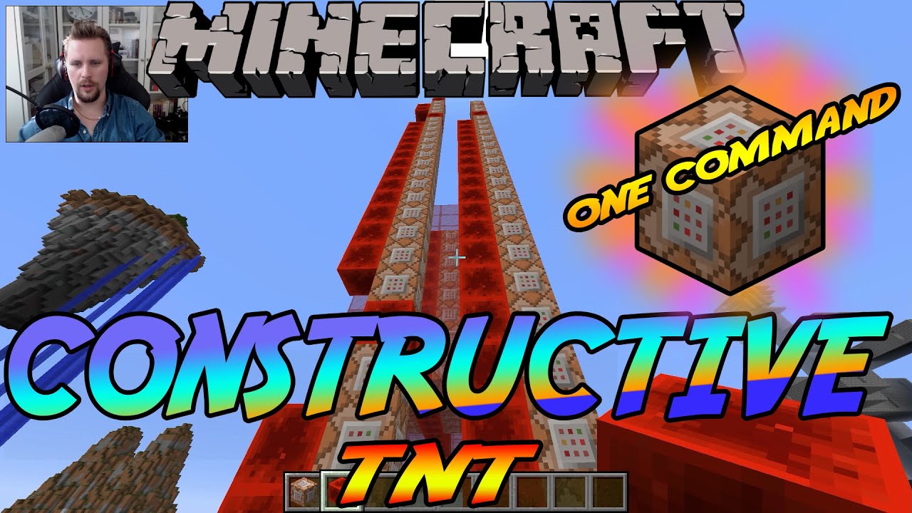 MINECRAFT - CONSTRUCTIVE TNT | ONE COMMAND BLOCK | TUTORIAL - YouTube