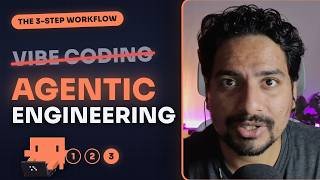 Stop Vibe Coding. Start Agentic Engineering (my 3-step Claude Code workflow)