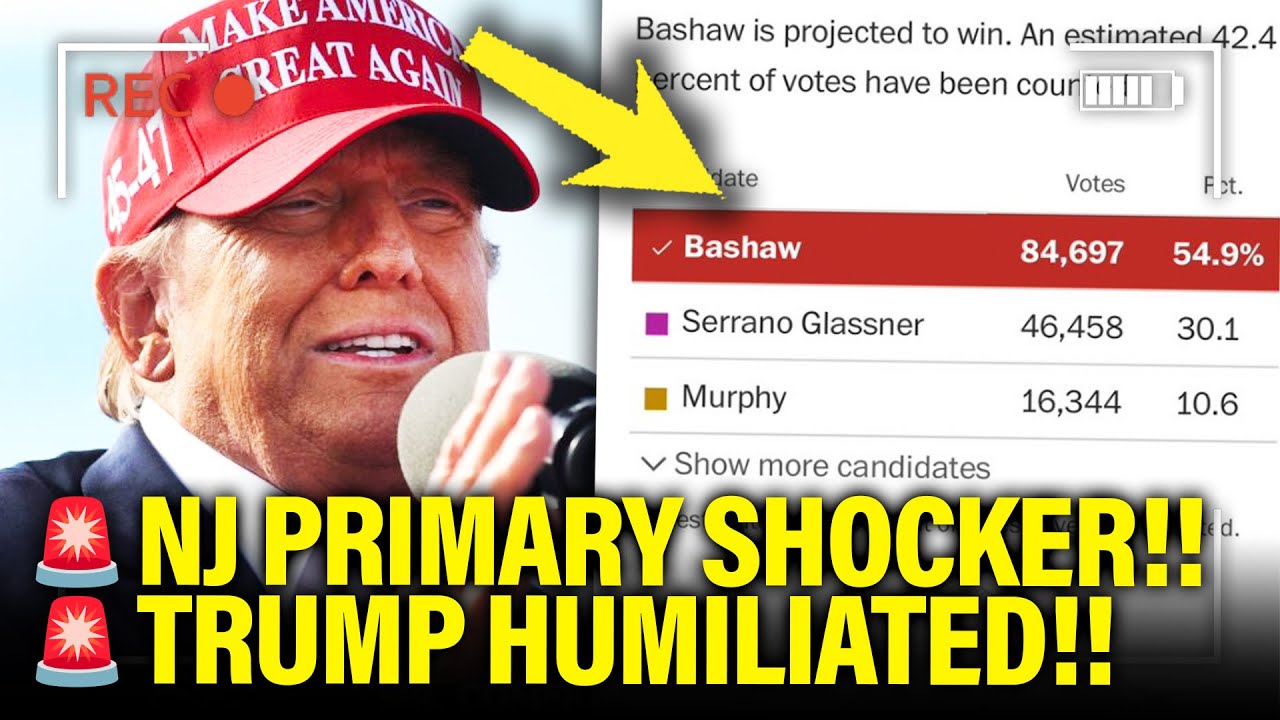 Trump STUNNED in NJ Primary as ENDORSEMENT FAILS - YouTube