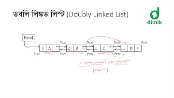 লিঙ্কড লিস্ট - ৫ (Linked List - 5) - ডবলি লিঙ্কড লিস্ট