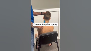 Relieve neck, shoulder, and headache pain: taping technique #neckpaintreatment  #trap #shorts