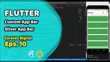 Flutter #10 | Flutter Custom AppBar & Sliver AppBar | Flutter Collapsing Toolbar
