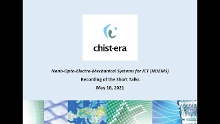 CHIST-ERA Conference 2021 - Topic NOEMS