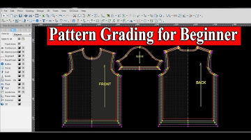 T Shirt Grading | Pattern Grading For Beginner | How to Grade | Optitex Software | Bangla Video