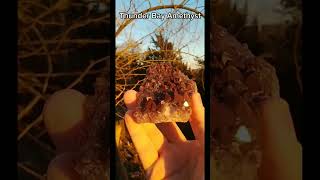 Red Amethyst? Thunder Bay Has Stunning Crystals. #crystals #nature #gems #minerals