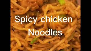 Chicken noodles for dinner/ spicy and tasty chicken noodles ?