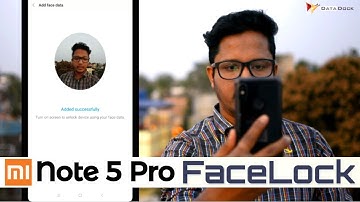 Xiaomi Redmi Note 5 Pro Face Unlock Set up and Demo | Data Dock