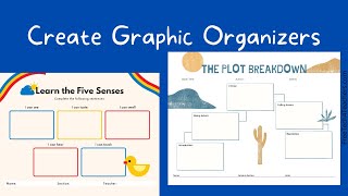 Combine Canva and Google Drawings to Create Graphic Organizer Assignments