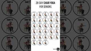 28 Day Chair Yoga For Seniors 