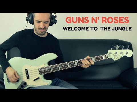 WELCOME TO THE JUNGLE - Guns N' Roses /// Authentic Bass Cover - Bruno Tauzin