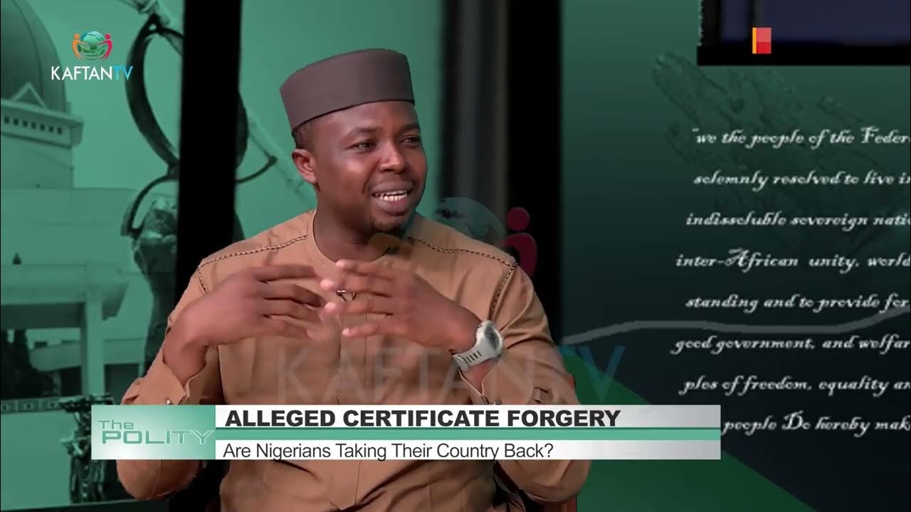 "ALLEGED CERTIFICATE FORGERY: ARE NIGERIANS TAKING BACK THEIR COUNTRY?"