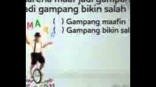 Iklan A Mild (versi susah minta maaf)