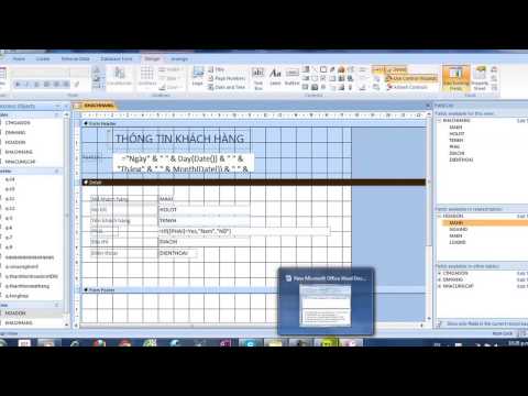 Video Cùng Học Access || VIDEO hướng dẫn Quản Lý Bán Hàng... - youtube