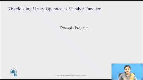 Operator Overloading Part-1