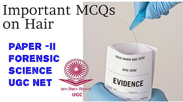 MCQs on Hair | Hair evidence | Forensic science ugc net | practice question