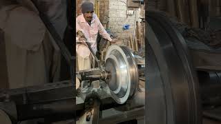 Making A Big Stainless Steel Bowl || Production Of Stainless Steel Utensils (Short)