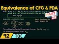 CFG and PDA Equivalence (Part 2a) 🔄