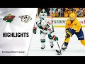 Wild @ Predators 10/03/19 Highlights