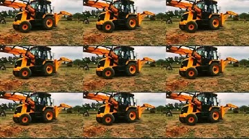 JCB 3DX Going EXtremely severe Multiple stunts l JCB l Experiment