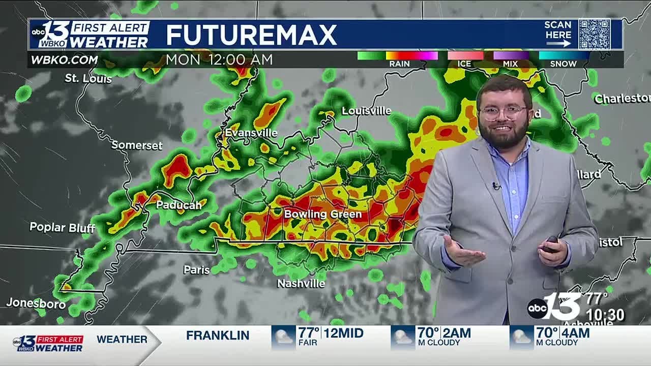 Strong storms expected Sunday - YouTube
