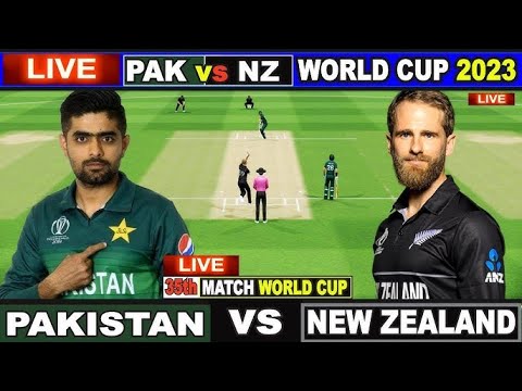 🔴ICC World Cup 2023 : Pakistan vs New Zealand Match Live | live cricket match today | PAK vs NZ LIVE
