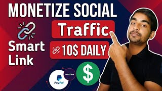 Earn 💰  from Social Media Traffic | Monetag SmartLink Full Tutorial in Hindi 2026 screenshot 2