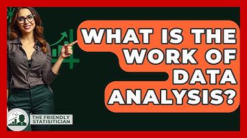 What Is The Work Of Data Analysis? - The Friendly Statistician