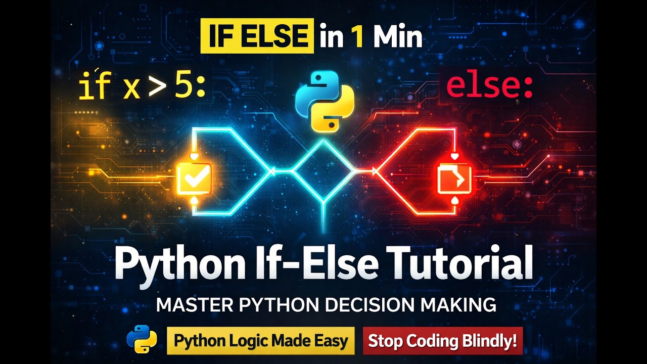 If Else Statement in Python | Simple Explanation | Python Basics
