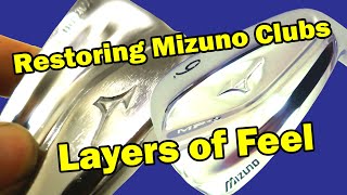 Golf Club Restoration - How to restore the chrome finish on a set of MIZUNO golf club irons