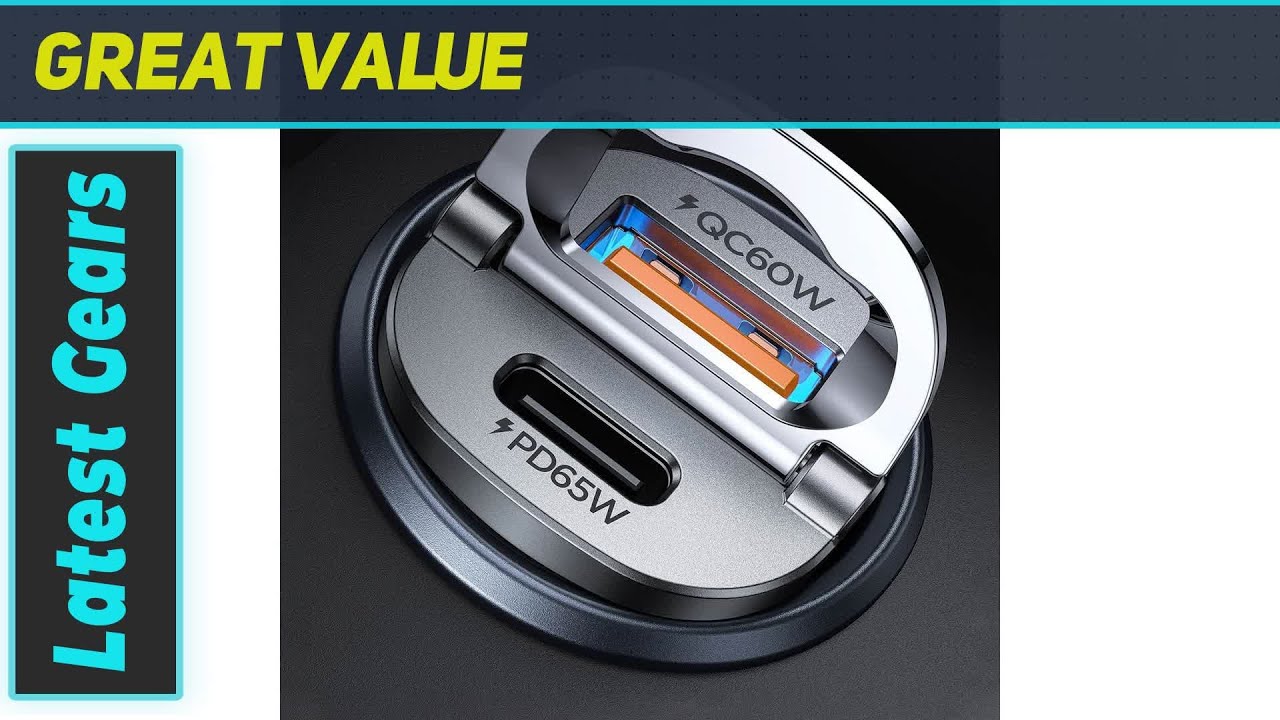 MRGLAS 125W USB C Car Charger Review: Super Fast Charging on the Go!