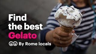 #Rome #gelato 🍨 Where to eat the best gelato in Rome | suggested by the locals #withlocals