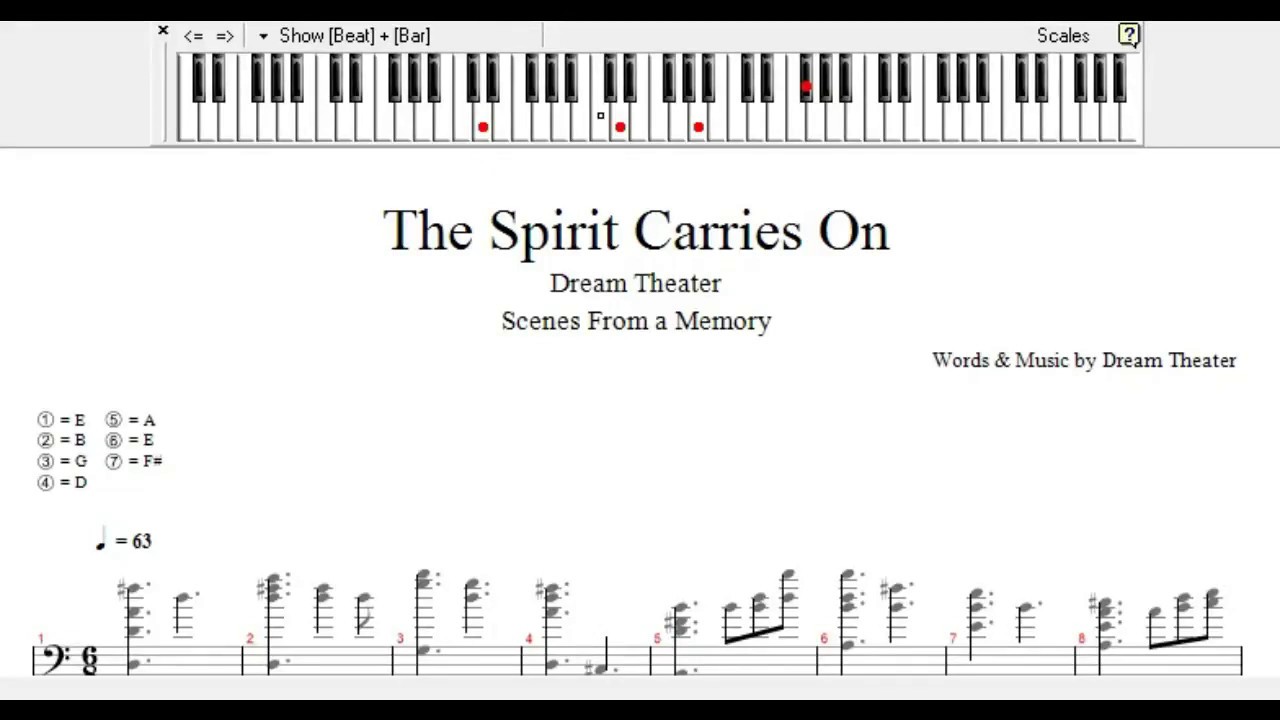 download the spirit carries on guitar pro