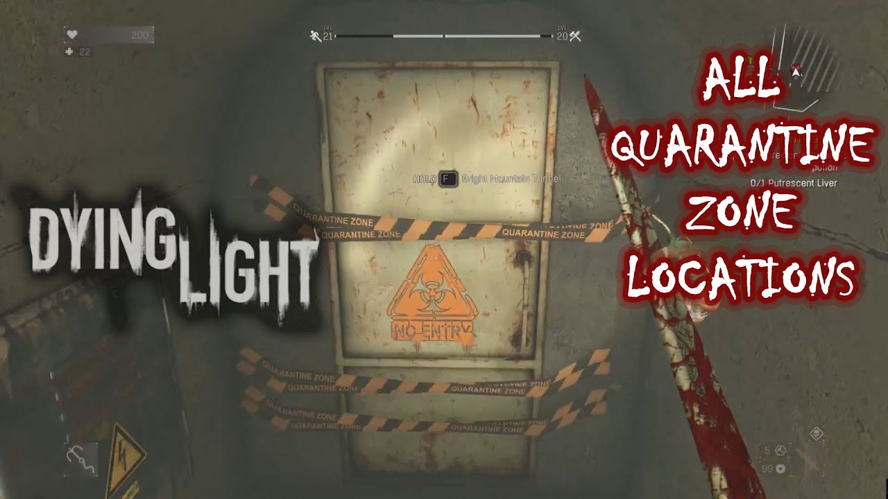 Bevidst Lingvistik Forstærke Dying Light - All Quarantine Zone Locations Guide - YouTube