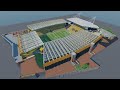 Minecraft TIMELAPSE - Realistic Stadium - Wolves (Molineux) [official]