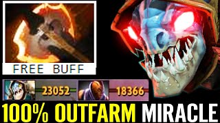 WTF Slark Battle Fury Free Buff!!? Nikobaby 100% Outfarm Miracle Anti Mage Dota 2 Pro Gameplay