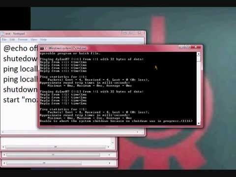 tec master ep 9 (how to make a batch file that opens the internet)