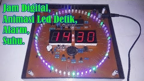 How to set up a led animation clock