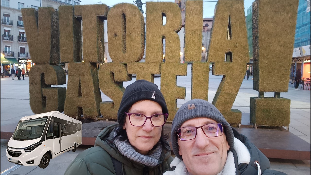 Vitoria Gasteiz en autocaravana, parking, Catedral de Sana María y mucho más.