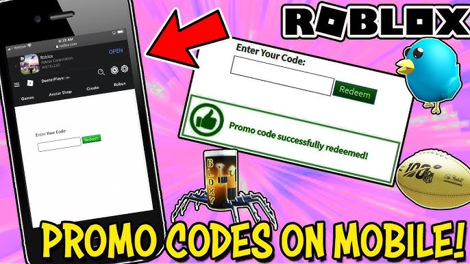 How to redeem a roblox code on mobile/tablet 