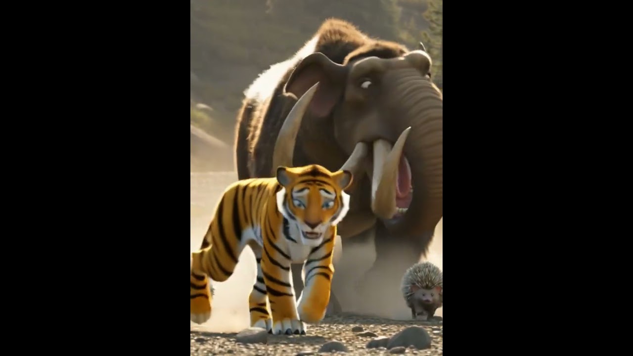 Epic Chaos Behind… But Tiger Doesn’t Care | Animal CGI
