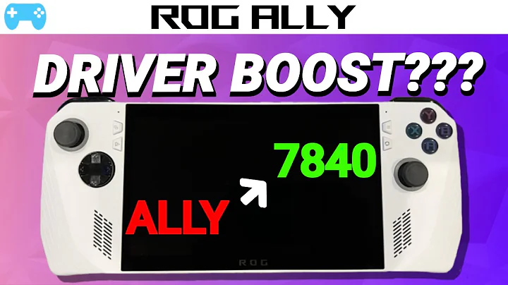Comparaison des pilotes 7840u et Ally : Est-ce vraiment mieux ?